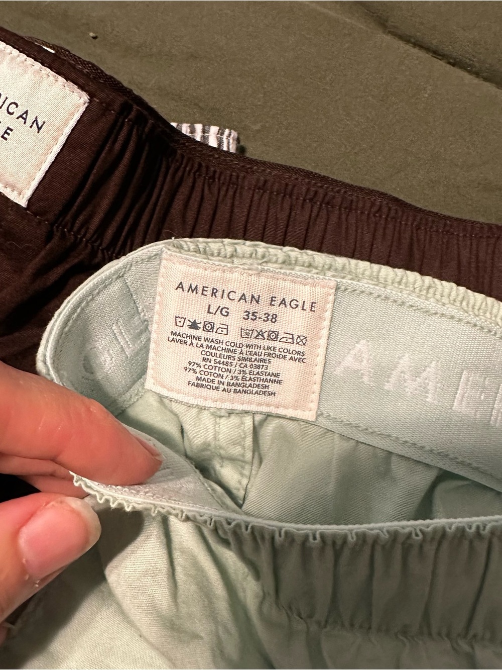BUNDLE- FOUR Pack Men’s Stretch Boxers American Eagle - Large - Picture 3 of 8